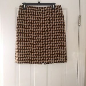 Talbots Houndstooth Skirt Size 6